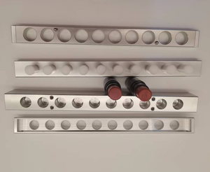 Moldes de Alumínio Personalizados para Preenchimento de Batom com 10, 12, 36, 72, 96 Cavidades, Polido em Espelho Prateado, DIY, Anodização para Batom - Product Image 5