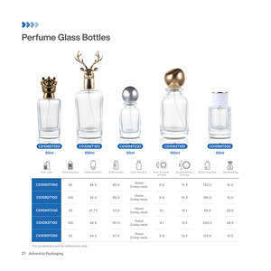 Flacon pulvérisateur de parfum en verre carré rechargeable de 100 ml haut de gamme, personnalisable, avec bouchon élégant, vente en gros - Product Image 3