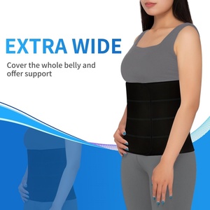 Faja Abdominal Postoperatoria para Hombres y Mujeres, Alta Elasticidad, Transpirable, Negra, Faja Postparto para Abdominoplastia - Product Image 3