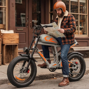 20インチファットタイヤ電動マウンテンバイク 7速 48Vリアハブモーター 大人用 48Vリチウムバッテリー 米国倉庫発送 - Product Image 1