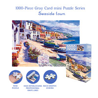 Puzzle Gris 1000 Pièces Personnalisable 38x26cm Jeu Éducatif Ludique et Créatif pour Enfants Cadeau Tendance Activité Familiale
