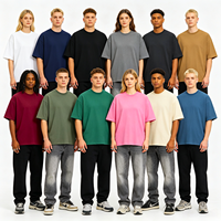 T-shirt Oversize Décontracté à Épaules Tombantes en Coton 100% Couleur Unie 230 g/m² – Impression Personnalisée DTF, DTG, Sérigraphie – Meilleures Ventes