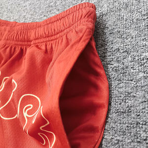 Venta caliente Diseño de logotipo Sublimado Transpirable Ropa deportiva de secado rápido 100% Poliéster Pantalones cortos de tela de secado rápido - Product Image 5