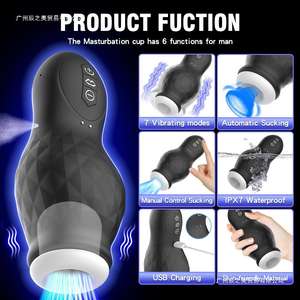 Kovida Silicone Masturbation Equipment for Men <strong>Male</strong> Aircraft Cup Masturbation Sex Toys for Men Electric Sex Toys <strong>Masterbators</strong> - Product Image 3