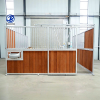 Portes battantes/coulissantes en métal galvanisé pour écurie de chevaux, design durable à faible entretien, tailles personnalisables, longue durée de vie