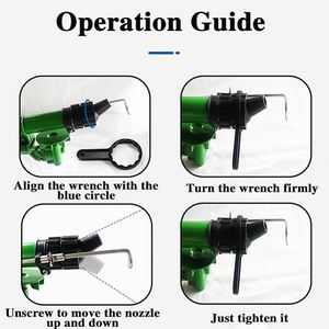 Big Rain Gun <b>Sprinkler</b> 360 Gear Drive Long Range 65M Rain Gun <b>Sprinkler</b> 50 Meter for Efficient Farm <b>Irrigation</b> System - Product Image 5