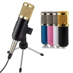 Les microphones professionnels PYJ abordables avec trépied peuvent être utilisés dans la diffusion sur Internet, les studios d'enregistrement, etc.