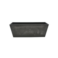 Greenship Pot de fleurs carré écologique en plastique recyclé, facile à suspendre, décoratif pour jardin, petit arbre, protection UV