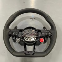 Volant personnalisé en fibre de carbone avec LED pour Audi S4 A5 A4 S3 S5 S6 S7 RS3 RS4 RS5 RS6 RS7