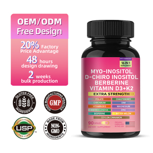 อาหารเสริม OEM Myo-Harmony 16 in 1 ไมโอ-อิโนซิทอล ดี-ไคโร อิโนซิทอล เบอร์เบอรีน วิตามินดี3 เค2 แบบแคปซูล 90 เม็ด - Product Image 1