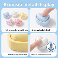 3D Printed Custom Fidget Keychain Creative Blue Cloud Shaped Fidget Keychain Stress Relief Toy Keychain Pendant