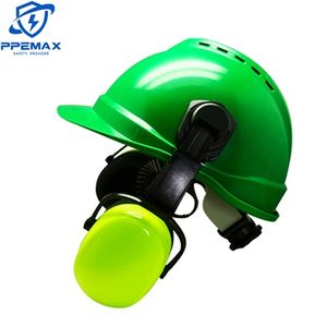 30 डीबी कान मफ हार्ड हैट प्रकार सुरक्षा हेलमेट श्रवण सुरक्षा के लिए सुरक्षा इयरमफ एन 3.19 शोर कम - Product Image 5