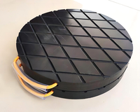 Support de pied de grue en plastique, 18x18x1 pouce, coussin de jambe de grue en polymère