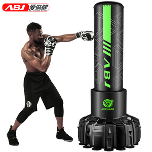 Saco <span class=keywords><strong>de</strong></span> Boxeo Pesado para Entrenamiento, Saco <span class=keywords><strong>de</strong></span> Golpeo Independiente <span class=keywords><strong>de</strong></span> Cuero PU para <span class=keywords><strong>Kickboxing</strong></span>, Equipo <span class=keywords><strong>de</strong></span> Fitness <span class=keywords><strong>de</strong></span> Venta Caliente - Product Image 4