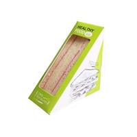 Vente en gros de barquettes jetables personnalisées à 2 compartiments pour hot-dogs, frites, papier kraft, fast-food, sushis, collations, emballage