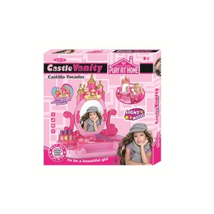 Kids' Dress up &amp; Pretend Play Girls Vanity Set Toy 661-38 Mini Beauty Makeup Station <strong>Kit</strong> With <strong>Sound</strong> &amp; Lights for Toddler - Product Image 4