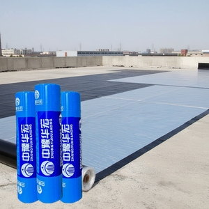 Membrane d'étanchéité en <span class=keywords><strong>bitume</strong></span> modifié auto-adhésive noire en rouleaux, à pose simple, pour toitures, projets industriels et dalles de sol/sol-plancher - Product Image 1