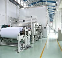 Ligne de production de papier A4 pour copie et écriture, machine à papier Fourdrinier à maille longue haute vitesse de 4200 mm, capacité de 120-150 tonnes par jour