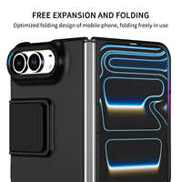 Nouvelle arrivée : Étui pliable pour iPhone Duo, support réglable à double angle, coque rigide antichoc robuste, protection pour téléphone portable