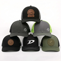 Casquettes de sport en maille à 6 panneaux avec logo personnalisé de haute qualité, 80 couleurs unies, pour hommes, ajustées, style Richardson 112 Trucker