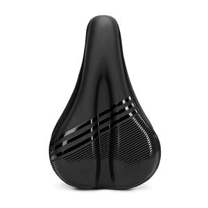 Housse de selle de vélo en silicone noir, imperméable et respirante, pour vélos de montagne, protection de siège arrière unisexe pour adultes - Product Image 1