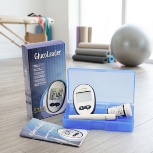 <span class=keywords><strong>Appareil</strong></span> <span class=keywords><strong>de</strong></span> mesure du glucose avec 25 bandelettes <span class=keywords><strong>de</strong></span> test et aiguille - Product Image 4