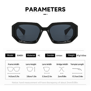 Nouvelles lunettes de soleil de style minimaliste avec logo personnalisé, lunettes de soleil haut de gamme, lunettes de soleil tendance UV400 pour femmes, lunettes de soleil d'extérieur - Product Image 3