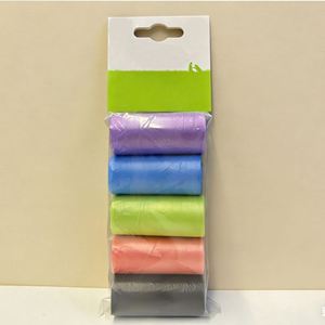 Hengtuo Factory Wholesale Stock High Quality Dog Poop Bags 5 <b>Rolls</b> Pack 1200 <b>Rolls</b> <b>Box</b> Eco Friendly Deep Clean Unscented - Product Image 1