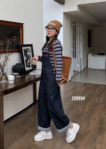 กางเกงยีนส์ผ้าเดนิมสำหรับผู้หญิงกางเกงยีนส์ลำลองขากระดิ่งสำหรับผู้หญิงกางเกงยีนส์แฟชั่นใหม่สำหรับผู้หญิงเสื้อผ้าแนวสตรีทแฟชั่นแบบกำหนดเองได้ - Product Image 3