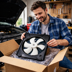 Ventilateur de <span class=keywords><strong>radiateur</strong></span> complet OE 88590-33011 pour Toyota Camry 2.2L 1992-1996, 100 % testé, remplacement direct, ventilateur de refroidissement de haute qualité - Product Image 3