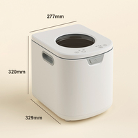 Cuisinière électrique pour aliments pour animaux de compagnie avec temps de cuisson réglable, nettoyage automatique, 4,2 L, pour chiens et chats