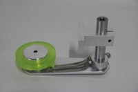 Roue d'encodeur en silicone 300MM 200mm Périmètre Type de courroie plate Personnalisable OEM Poulie à rouleau synchrone revêtue de caoutchouc spécial