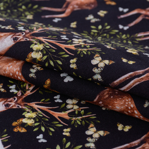 Zonesahn-tissu en coton biologique, combinaison imprimée bon marché, design <span class=keywords><strong>de</strong></span> noël personnalisé - Product Image 4