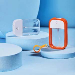 Pompe pulvérisatrice de crème de soin pour la peau en plastique de 50 ml en forme de téléphone portable, format carte de crédit, pour désinfectant pour les mains - Product Image 1