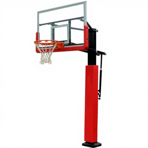 Nouveau Panier de Basket Professionnel Extérieur 2026 pour Adultes, Fixation au Sol, Support de Basket Réglable pour Enfants, Idéal pour l'Entraînement en Intérieur - Product Image 1