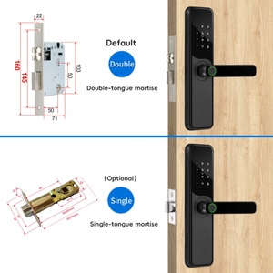 Cerradura Inteligente Tuya TT WIFI RFID/NFC para Puerta, Compatible con Múltiples Sistemas de Cerradura, Teclado Táctil con Huella Dactilar, Tarjeta, Contraseña y Aplicación Móvil - Product Image 1