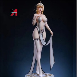 Fate Stay Night Saber Altria PenDragoned 55cm Figurine d'anime Modèle Kit Statue Décoratif de collection Grand cadeau artisanat en plastique - Product Image 2