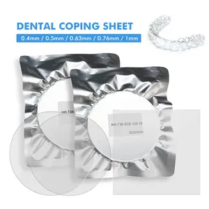 Zahn halter Runde Vakuum formung Coping Sheet Kiefer ortho pä dische unsichtbare Zahnspangen Dental Clear Tpu Aligner Sheets