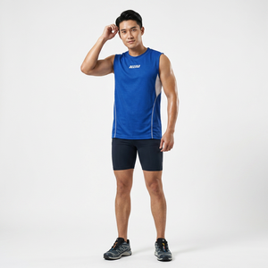 Mens Volleyball <b>Tank</b> Top Sleeveless Sports Jersey Quick Dry Breathable Athletic Shirt for Gym Training - Product Image 1