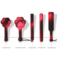 Thermochromatische Exotische Bestrafungspeitsche Set SM Bondage Cat-Paw Serie Frauen Temperatursensitive Lederpeitsche