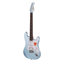Gitar Elektrik Bullfighter D-135S OEM 6-String dengan Bridge, Veneer Maple Quilted, 24 Fret, Pickup S-S-H, dan Fretboard Rosewood
