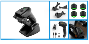 Escáner de código QR inalámbrico de alta velocidad con base de carga para seguimiento de paquetes exprés Uso en almacén Stock disponible - Product Image 6