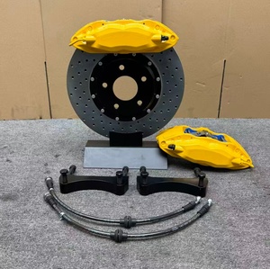 Caliper de Freno Modificado Personalizado para Kit de Frenos Grandes de 4 Pistones F50 para Nissan PATROL y60 y61 y62 GR V Wagon 17 18 pulgadas 330*30mm - Product Image 5