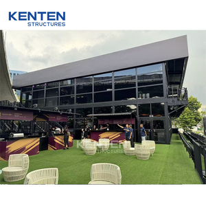 KENTEN Singapore Project Stand d'exposition à deux étages, Tente événementielle de course, Stand d'exposition extérieur à double étage pour le Grand <span class=keywords><strong>Prix</strong></span> de F1 - Product Image 2
