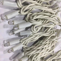 Guirlandes LED en forme de glaçons pour extérieur, résistantes, IP65, câble en caoutchouc H03RN rempli de colle, connectables, blanc chaud, 220V, alimentées par le réseau électrique, longue durée de vie