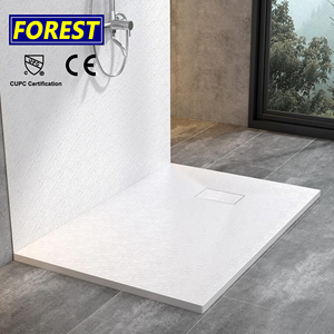 <span class=keywords><strong>Plato</strong></span> de Ducha Moderno para Cuarto de Baño, <span class=keywords><strong>Plato</strong></span> de Ducha SMC con Superficie Texturizada, Material Acrílico Imitación Mármol - Product Image 4