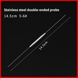 Handmatige oogheelkundige traanpijpsonde van roestvrij staal Microchirurgisch instrument Traanpijp reinigen Cosmetisch medisch apparaat - Product Image 5