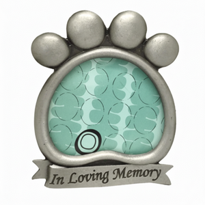 Venta al por mayor de marco de fotos de cartón de metal Mini diseño de perro para la preservación de la memoria - Product Image 1