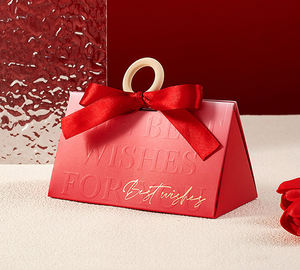 Cajas de Regalo Portátiles de Lujo para Dulces, Alimentos para Bebés, Bodas, Recuerdos para Invitados, con Relieve, Ecológicas y Hechas con Materiales Reciclados - Product Image 2