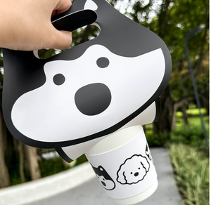 Portavasos desechable de papel kraft, resistente y universal, ideal para llevar té con leche, café y bebidas. - Product Image 6